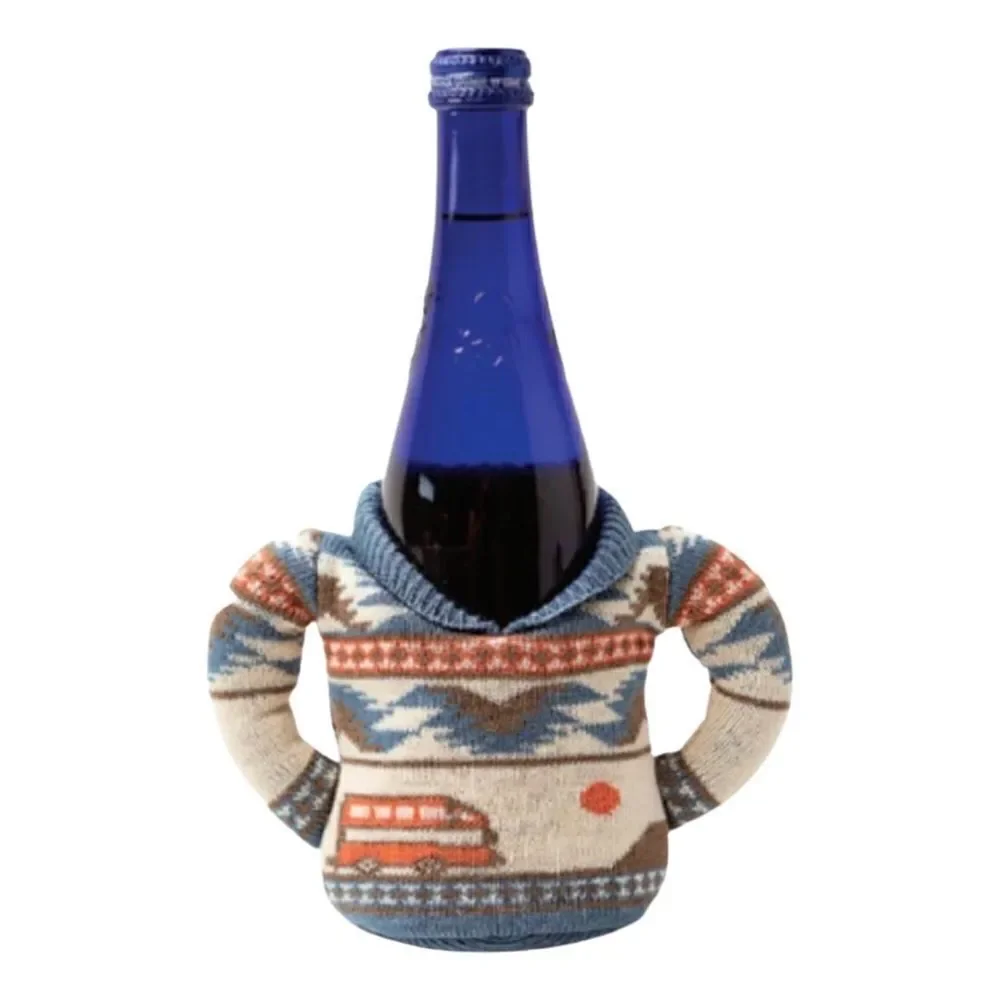 Puffin Coolers Beverage Nordic Sweater for Bottle NWT